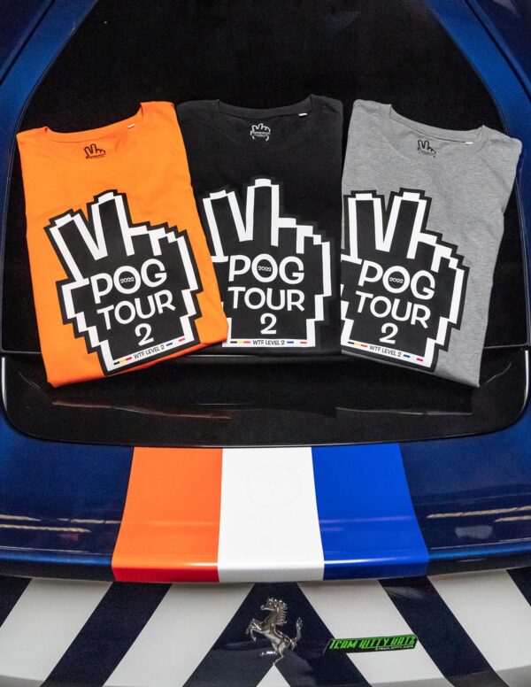 T-shirt "Pog Tour 2" noir – Image 3