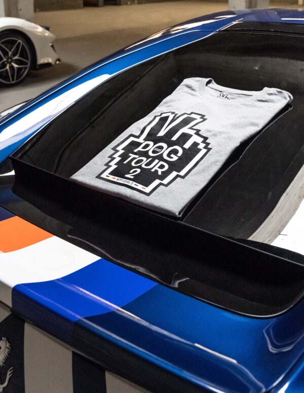 T-shirt "Pog Tour 2" gris – Image 4