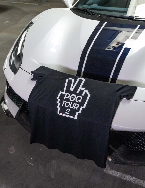 T-shirt "Pog Tour 2" noir – Image 5