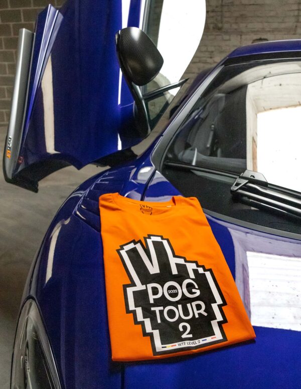 T-shirt "Pog Tour 2" orange – Image 4